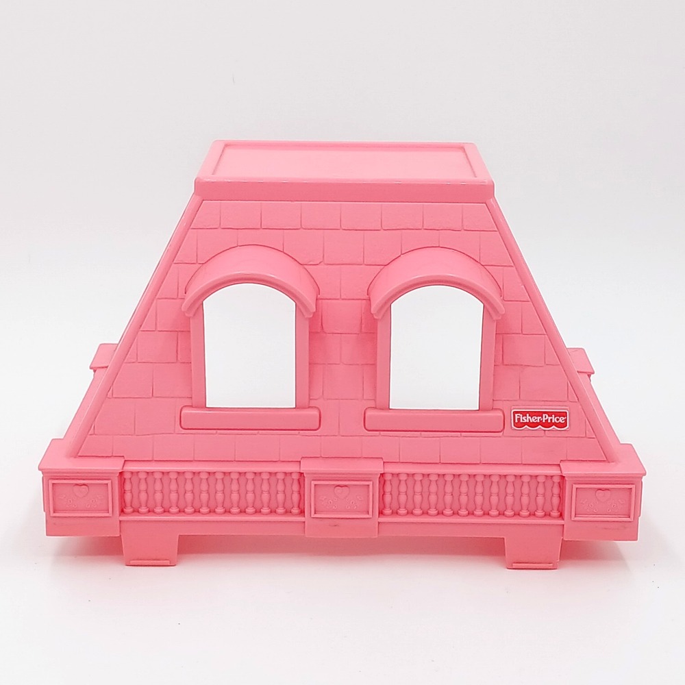Fisher Price Loving Family Grand Mansion Twin Time Replacement- Pink Roof
